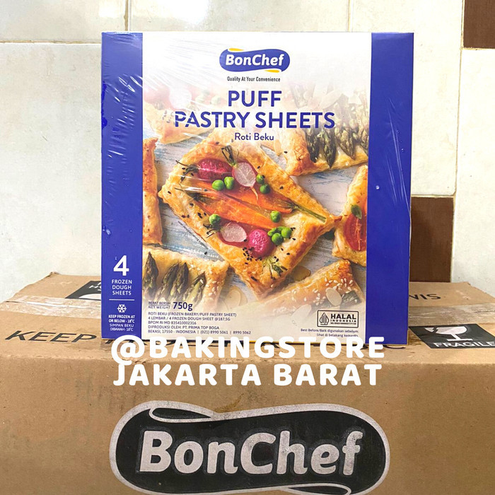 

BONCHEF PUFF PASTRY 750 GR PUFF PASTRY SHEET BONCHEF