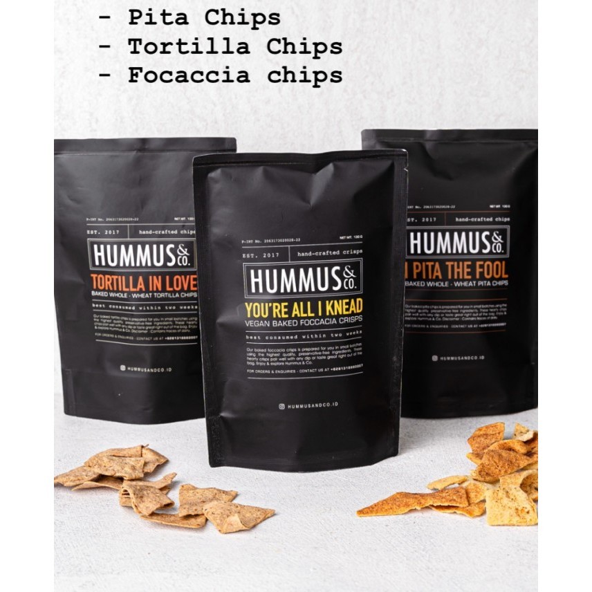 

WHOLE WHEAT PITA CHIPS, WHOLE WHEAT TORTILLA CHIPS & FOCACCIA CHIPS