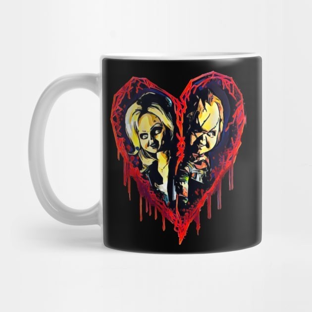 Mug Kopi Chucky dan Tiffany Chucky and Tiffany Coffee Mug