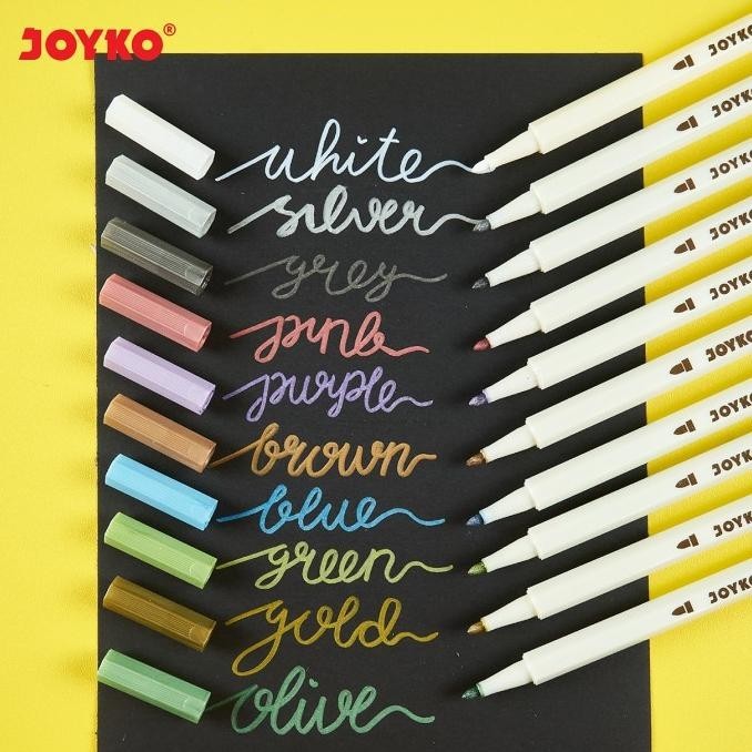 

Color Pen Pulpen Pena Warna Joyko CLP-22-10 Metallic 10 Warna Colors