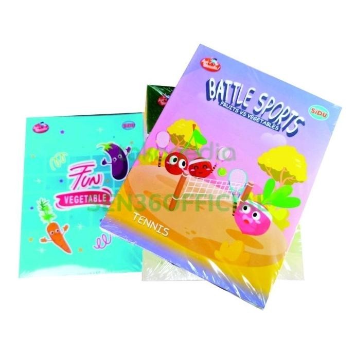 

Buku Tulis SIDU isi 38lbr (1pak isi 10pcs)