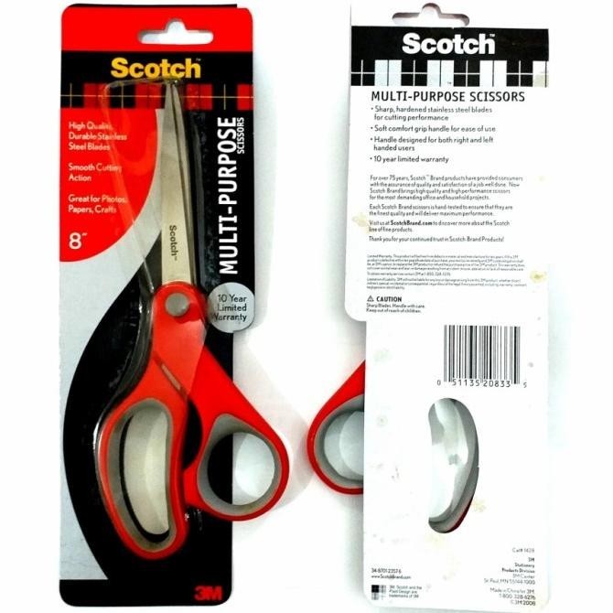 

GUNTING SERBAGUNA 3M SCOTCH 1428 MULTIPURP SCISSOR 8 INCH