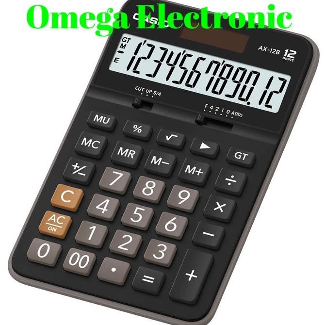 

Casio AX-12B - Calculator Desktop Kalkulator Meja Kantor Office AX 12