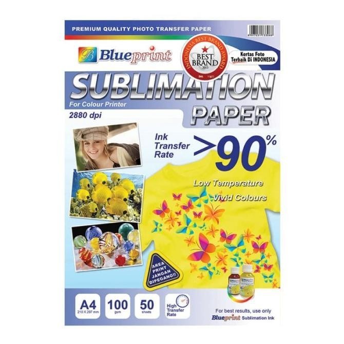 

Blueprint Sublimation Paper - Kertas Sublim A4