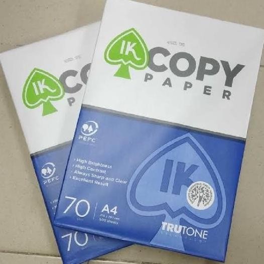 

Kertas HVS A4 70gram IK COPY PAPER/Kertas Fotocopy A4/Office Paper