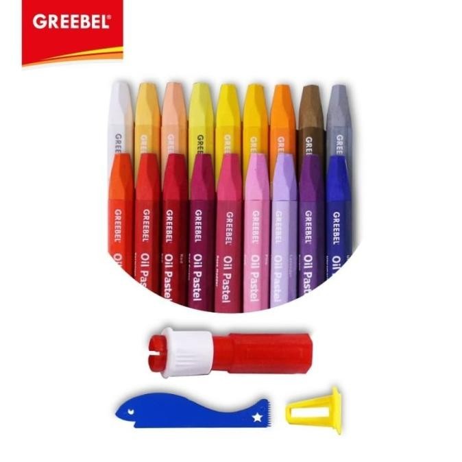 

Krayon Greebel Kids Oil Pastel Crayon 36 Color/ Warna