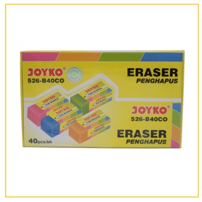 

PENGHAPUS JOYKO 526-B40CO PACK (ISI 40) 橡皮