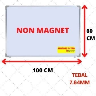 

PAPAN TULIS / WHITE BOARD GANTUNG NON MAGNET 100X60 白板