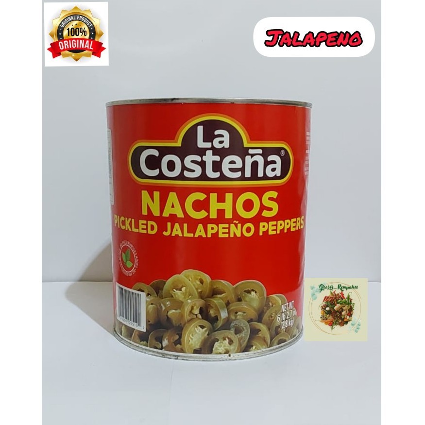 

La Costena Nachos / Piled Jalao Peppers / Nachos Piled - 2,8Kg