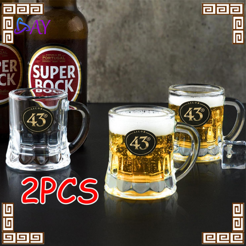 2pcs Soju Beer Cup Gelas Soju Kecil Shot Glass Gelas Wine Baekju Sloki Sake Gelas Soju Korea Soju Be