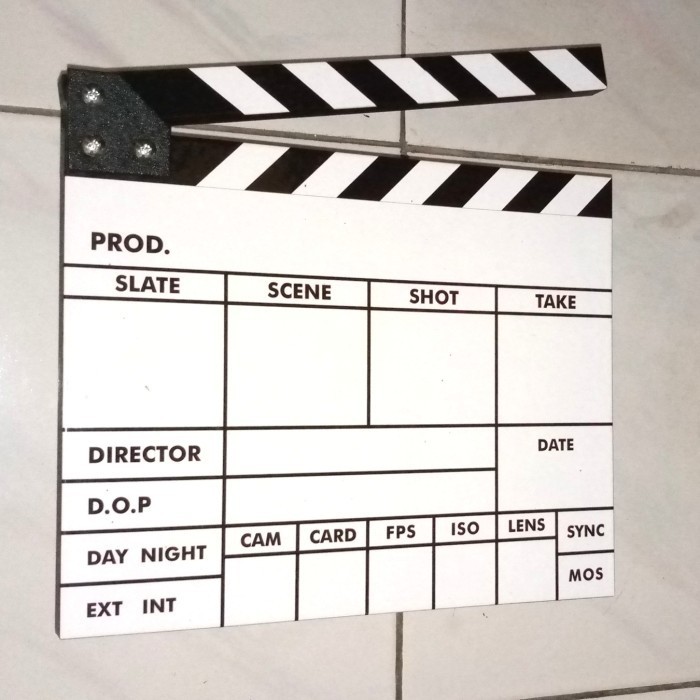 

Model Clapper ard Film Ukuran 22 x 25 Menu Lengkap 4 Kolom