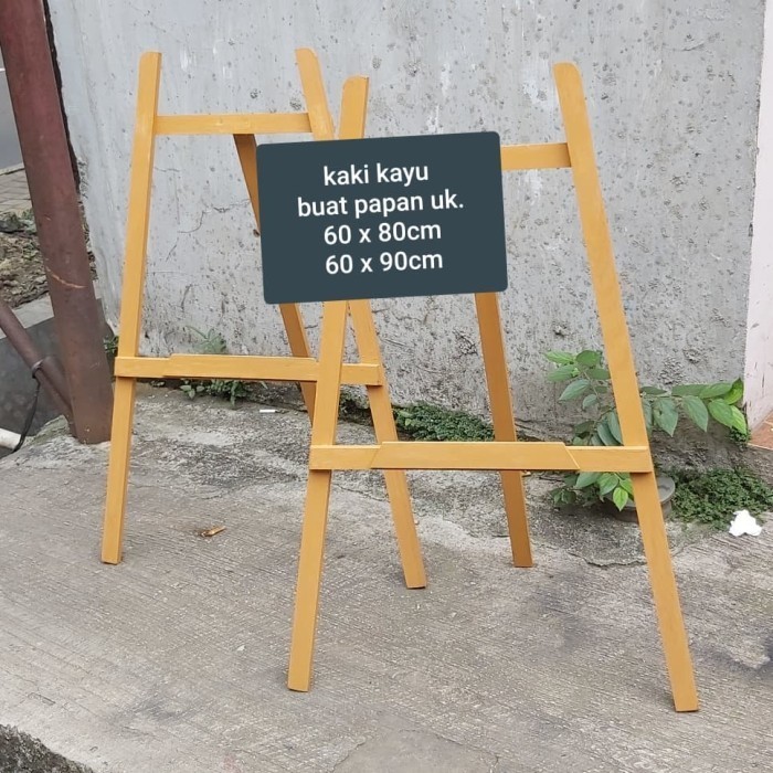 

kaki kayu papan tulis untuk 60x90
