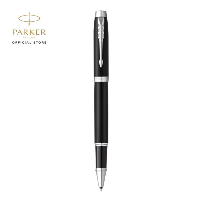 

Parker IM Matte Black Chrome Trim Rollerball