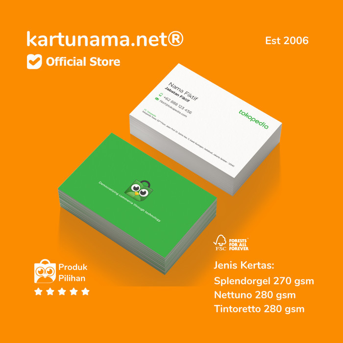 

Cetak Kartu Nama Instan Versi Premium - Cetak 1 Sisi