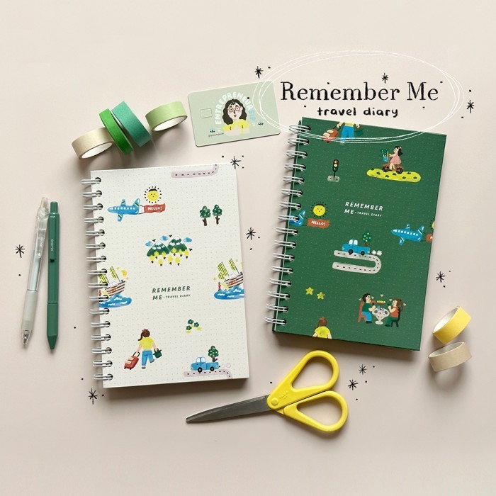 

Remember Me - Travel Diary Peekmyok. Noteok Unik Traveling Journal