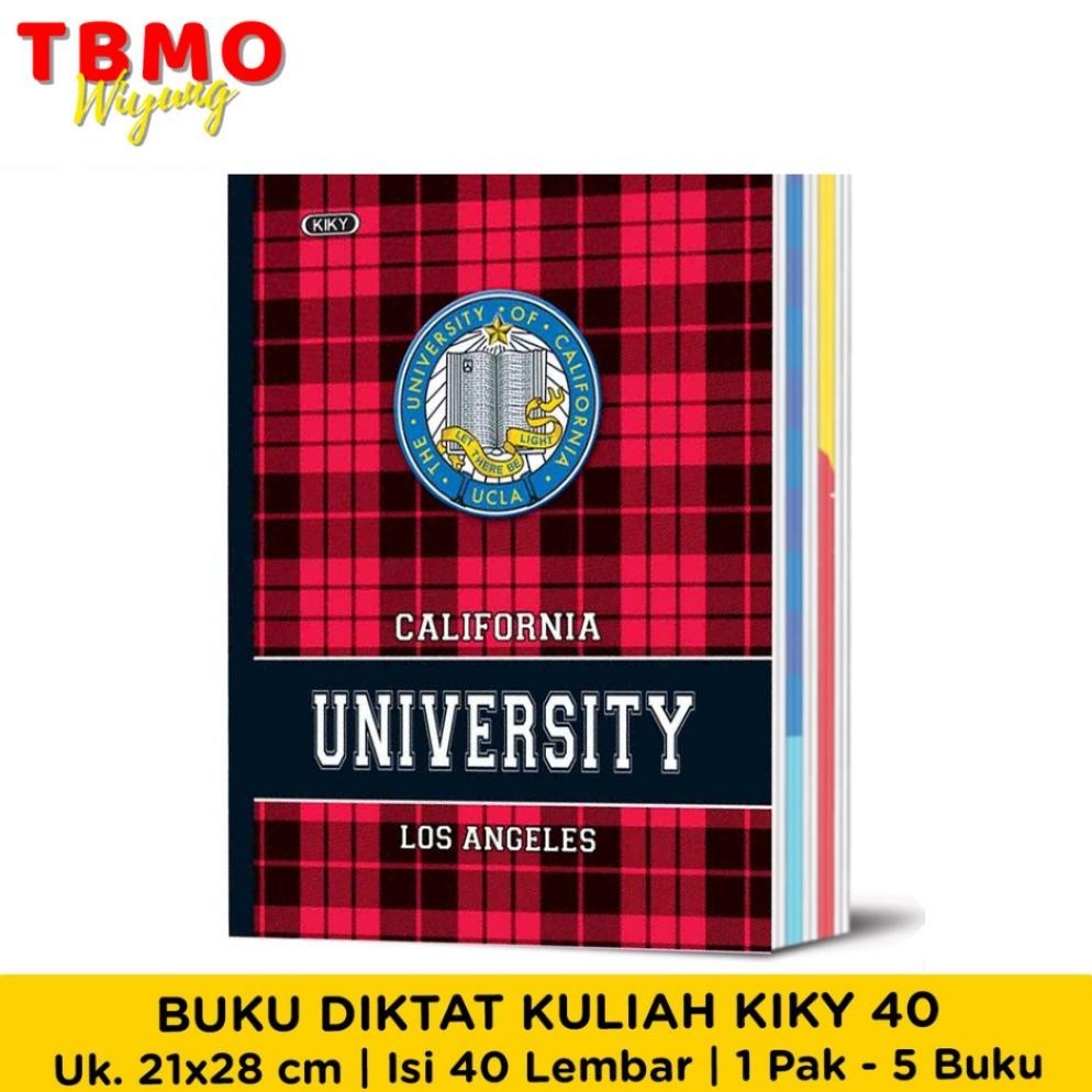 

Murah Tbmo Buku Tulis Kiky Buku Diktat Kuliah 40 Lembar Uk. 21 X 28 Cm Per Pack Isi 5 Buku BisaCod