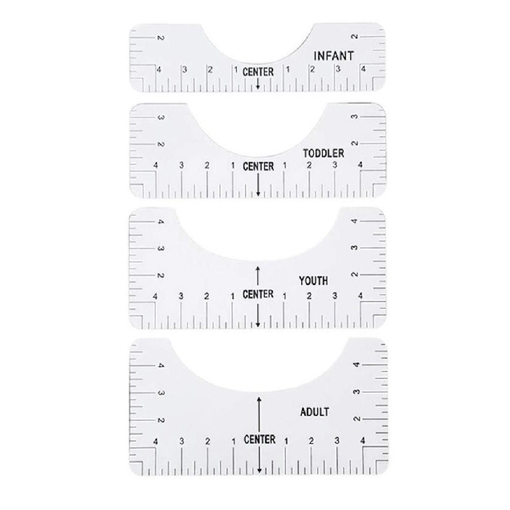 

Flashsale 1 Set Isi 4 Penggaris Pola Krah Kaos/ Penggaris Kaos Untuk Sablon Round Neck/T-ShirtRuler Viral