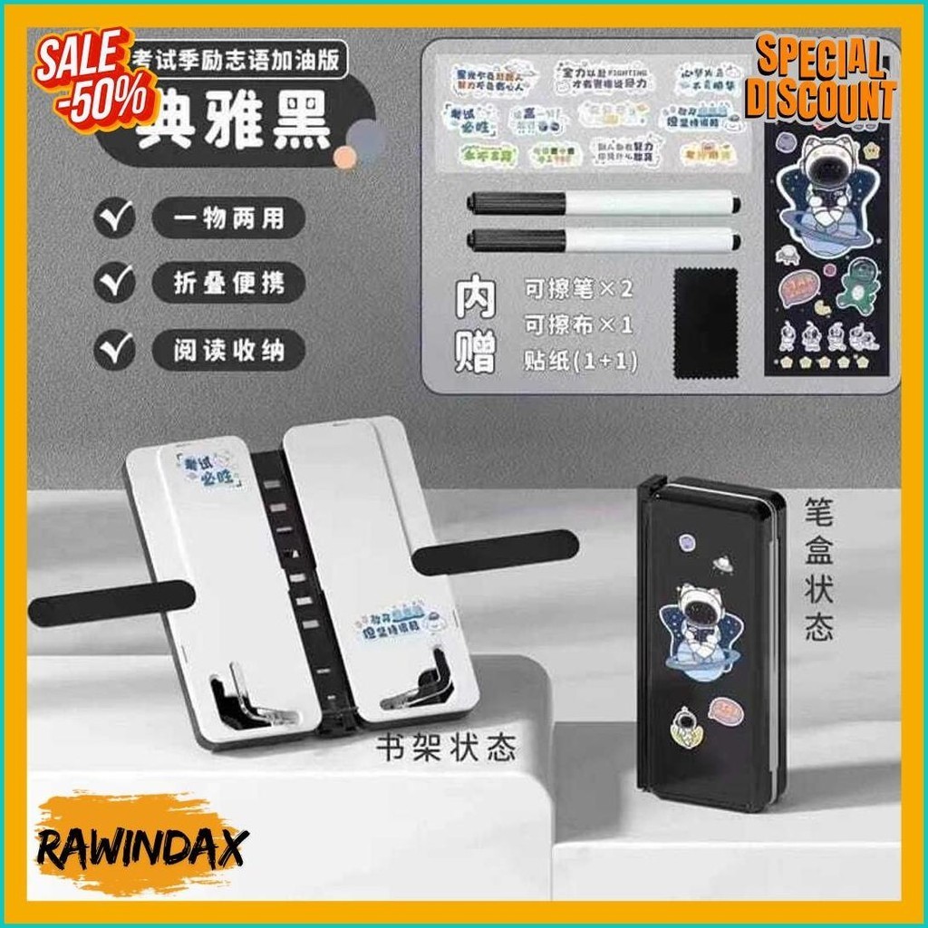 

( Zwq ) K002 Kotak Pensil Lipat Multifungsi / Tempat Pensil Serbaguna Dengan Papan Tulis Dan Tatakan Buku / Pencil Case Anak Sekolah Tk Sd (Cod)