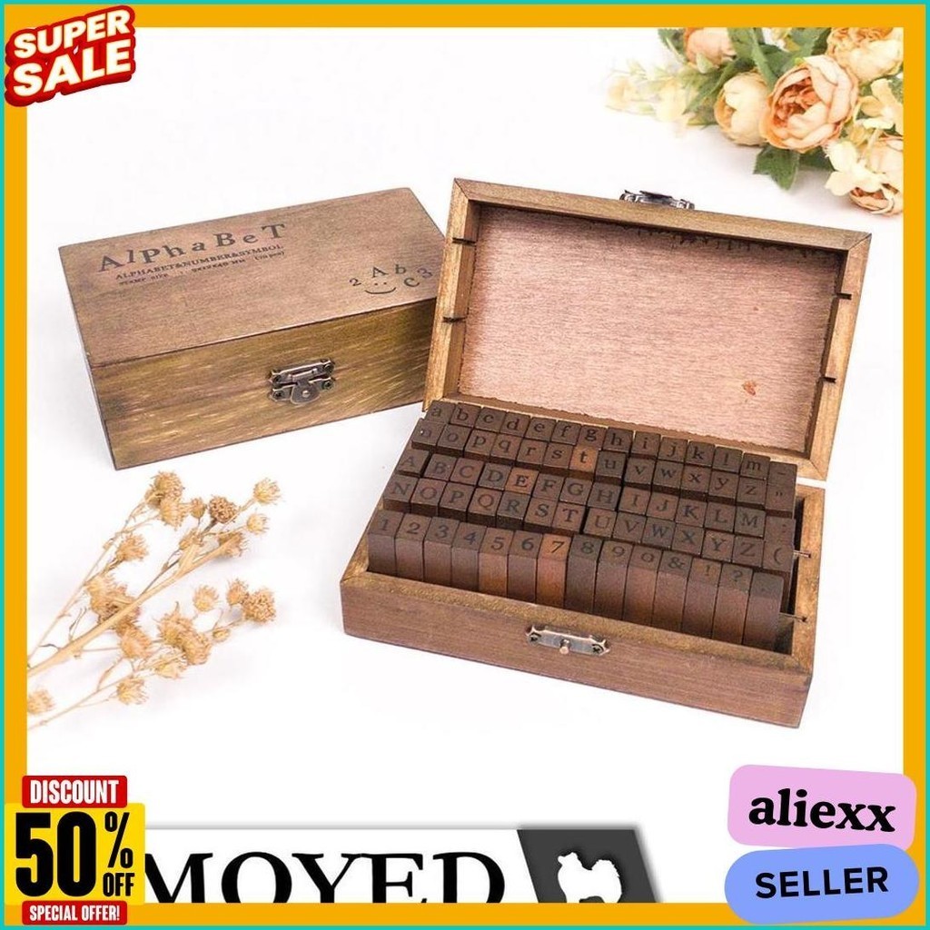 

Set 70 Stempel / Cap Huruf / Alfabet / Angka / Nomor / Letter / Alphabet / Number / Symbol Stamp Set Kotak Kayu Samoyed Stm-An70 (Order Sebelum Ketinggalan)