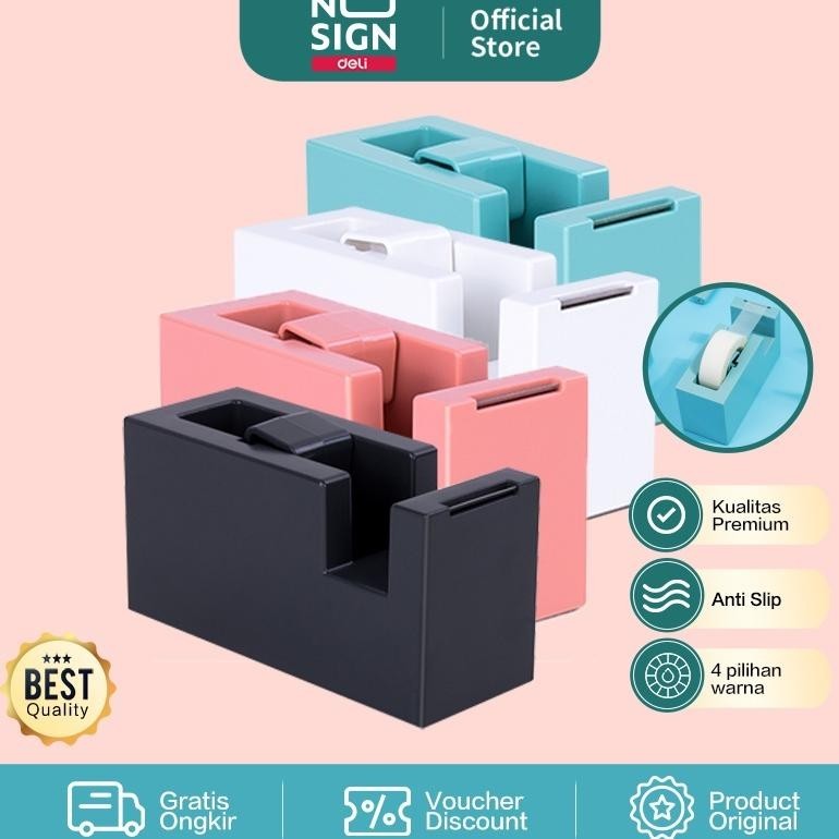 

Flashsale Nusign Dispenser Tape Isolasi Non Slip Pisau Tajam Warna-Warni Ns121 Sale