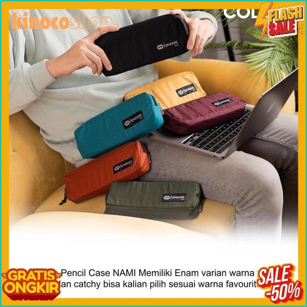 

Heylook Official - Tempat Pensil Nami Kotak Pensil Simple Pencil Case Kostak Anak Atk Sekolah Kuliah Kantor Kerja (Murmer)