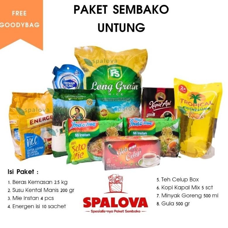 

Diskon Paket Sembako Untung Gratis Ongkir