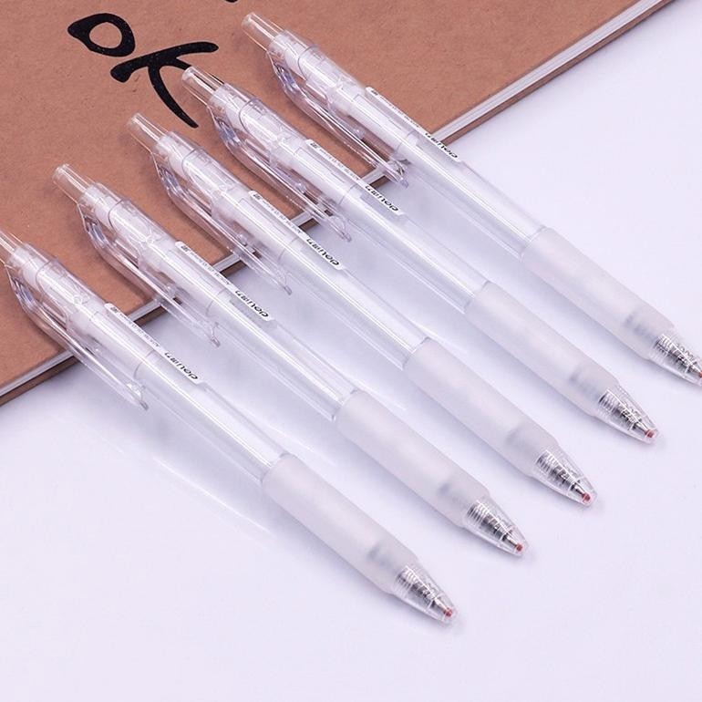 

Deli Gel Pen Pulpen Gel Retractable Tinta Hitam 0.5Mm A057B-01 12 Pcs (Lagi Viral)