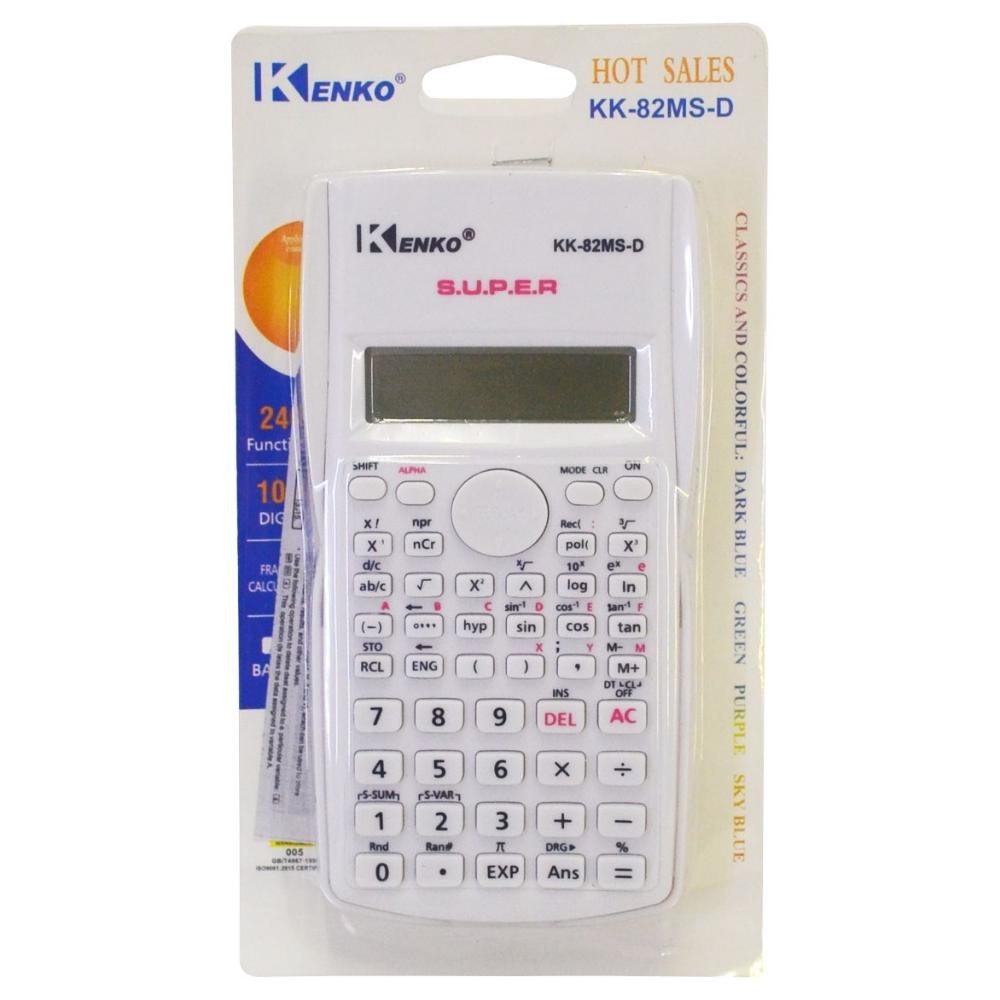 

Kalkulator Kenko / Dexin Kk-82Ms Kk-82Ms-D Warna Calculator Scientific (Lagi Diskon)