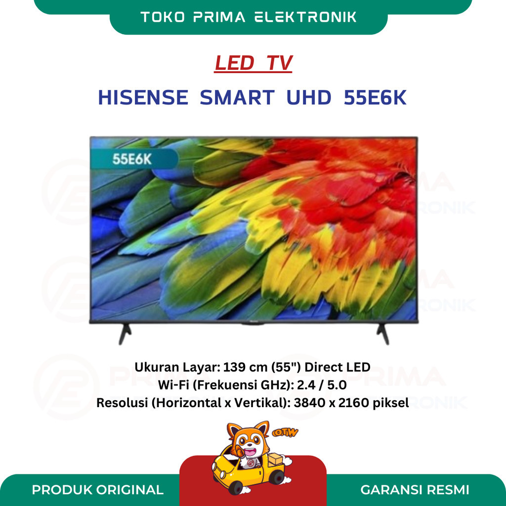 HISENSE TV LED SMART UHD 55E6K