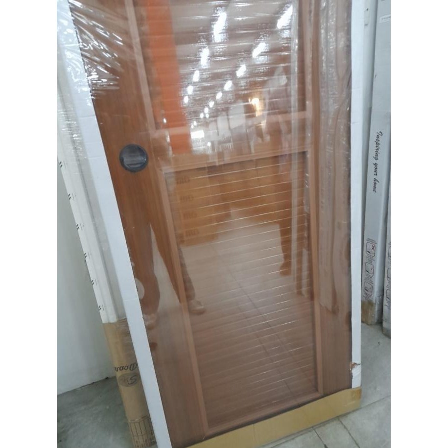 [ Ek ] Sba Pintu Upvc Kamar Mandi Warna Coklat 70X200  Ready