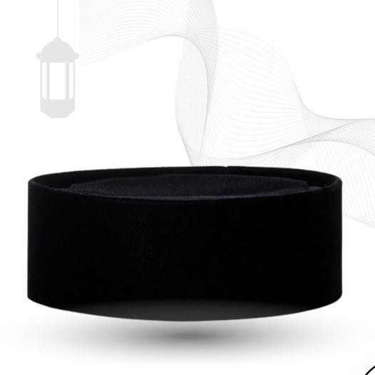 Songkok Mosclo Sunan Kudus Kopiah Nusantara Peci Hitam Ketu Beludru