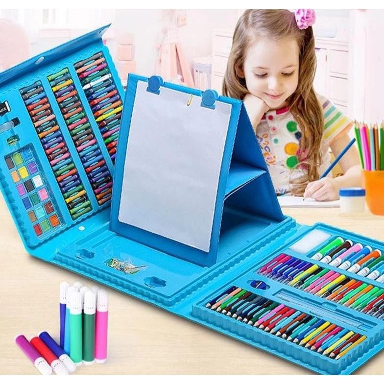 

ORIGINAL Pensil Warna Crayon Set 208 Pcs Alat Menggambar Mewarnai Anak ter-98