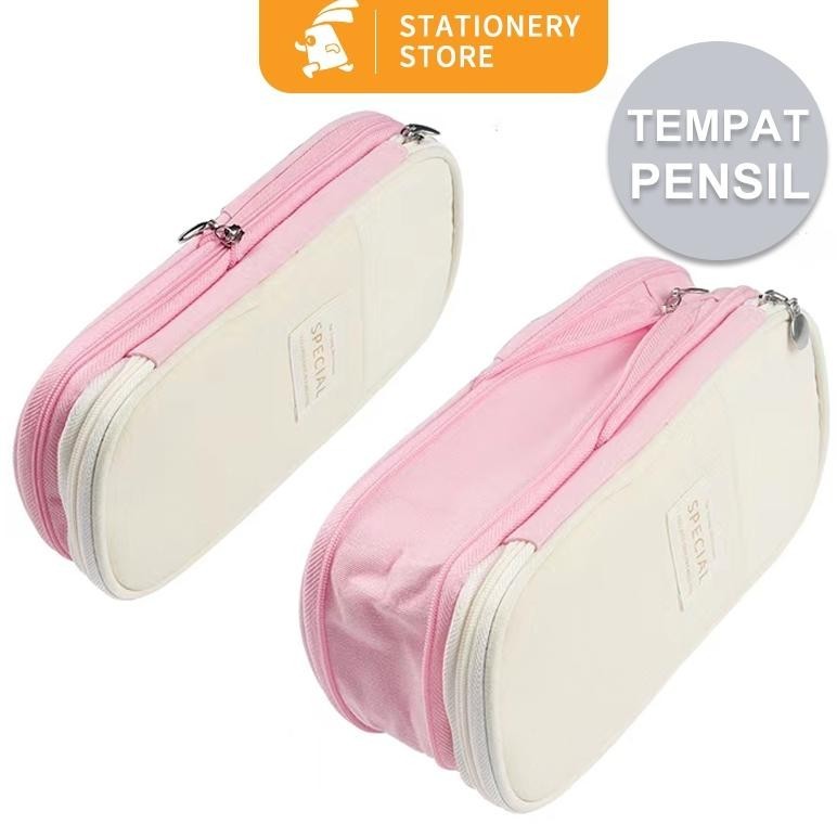 

tempat pensil angoo/kotak pensil/organizer stationery/kotak pensil angoo Large Capacity-Rabbit Stationery