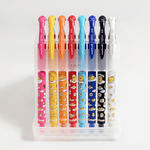 

Arom Set Signo Gudetama Um-186U-8C 0.38Mm Isi 8 Pulpen Anti Luntur Lucu