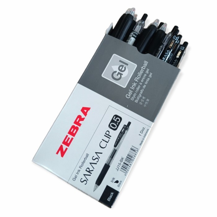 

Arom [1Pack] Pulpen Sarasa Clip Zebra Isi 12Pcs 0.5/0.7 Harga Grosir Murah