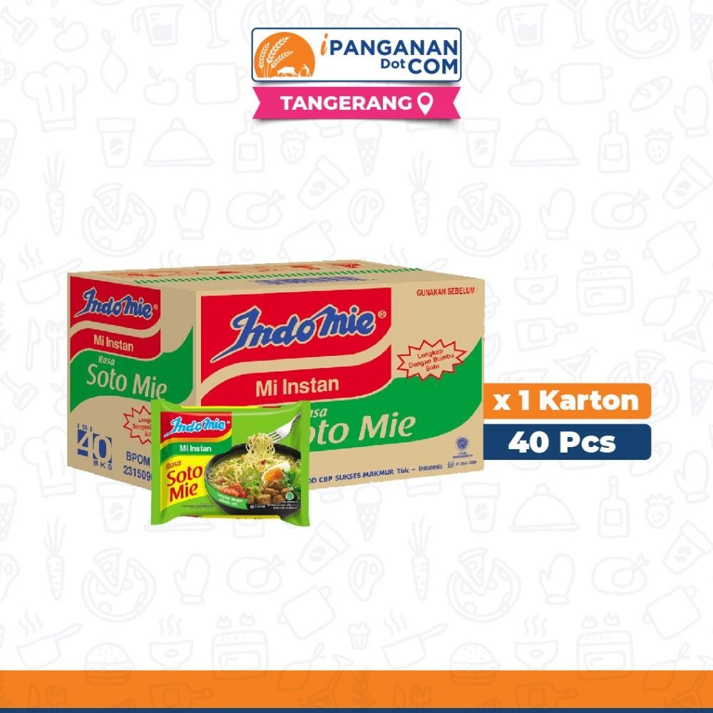 

Mie Instan Indomie Soto 70 Gr 1 Karton ISI 40'PCS /A305