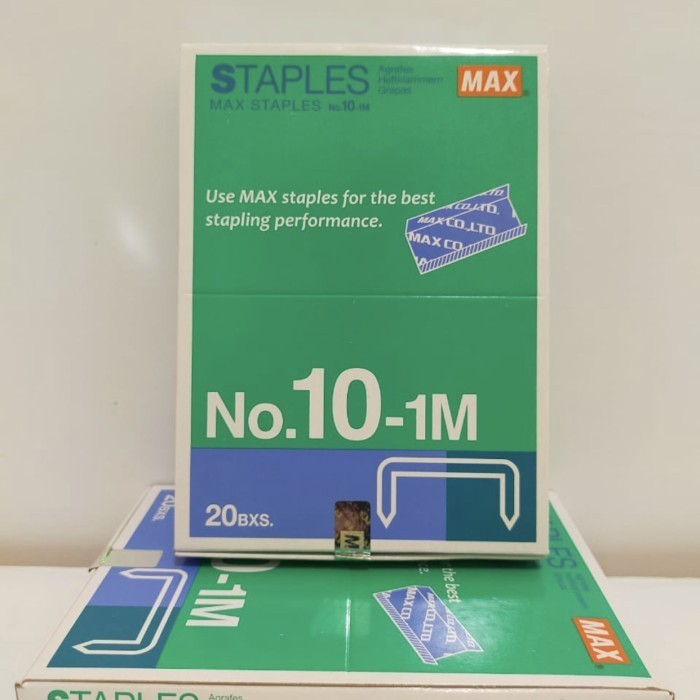 

Isi Steples Max 10 isi 20 kotak