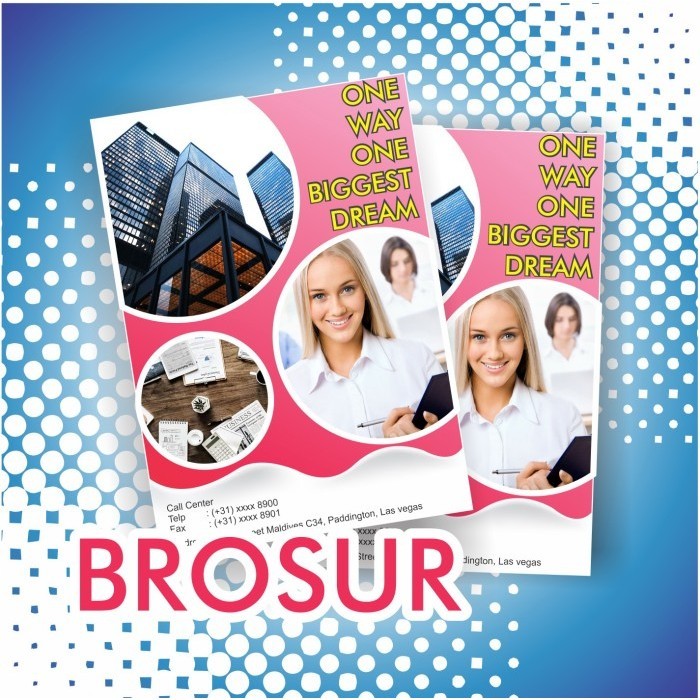 

Print Cetak Brosur A4 Art Paper 150 gr 1 Sisi