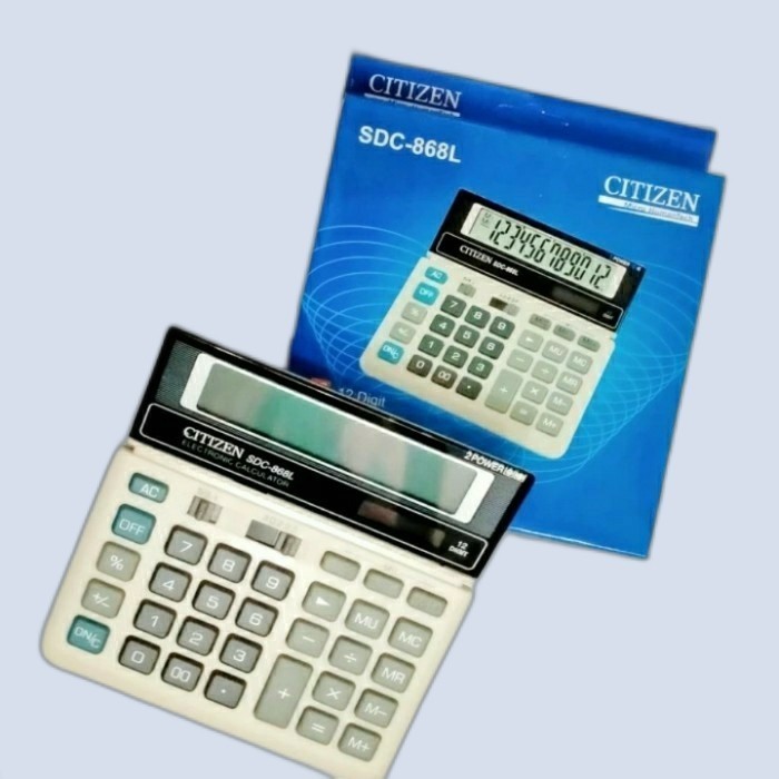 

KALKULATOR SDC-868L 12 DIGIT