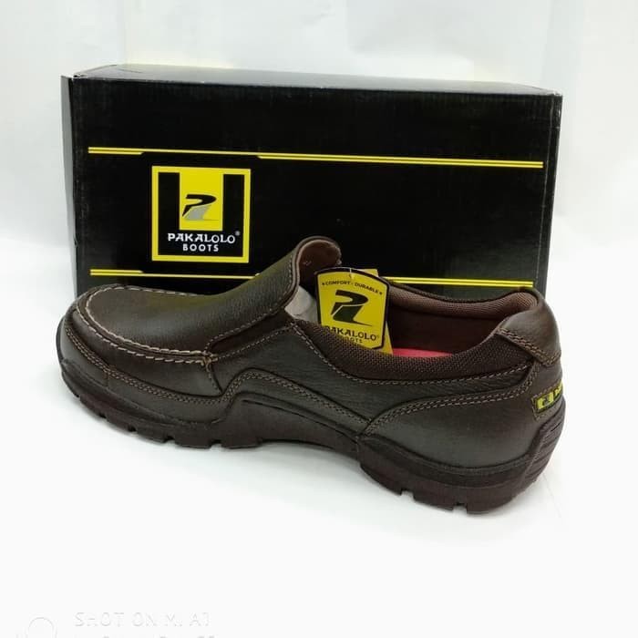 Original Sepatu Casual Pria Pakalolo Boots N6883 Brown Sepatu Original