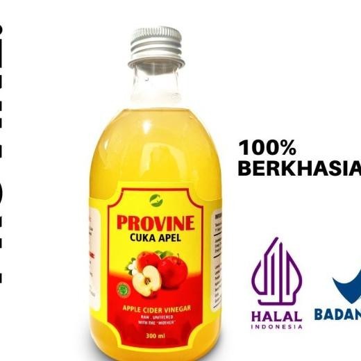 

Cuka Apel Provine Halal & Bpom Cider Vinegar With Mother