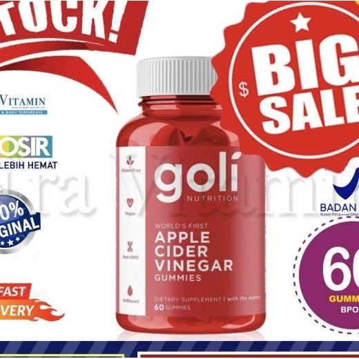 

Goli Cider Vinegar Gummy (Isi 60Pcs)