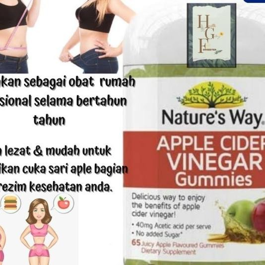 

Nature'S Way Cider Vinegar 65 Gumes