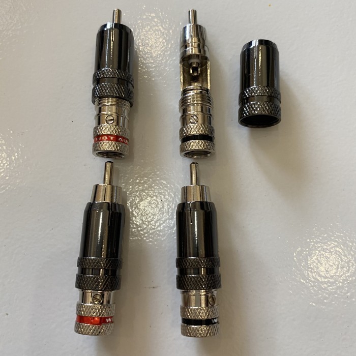 Jack rca model wbt locking per 4 pcs , rca plug wbt