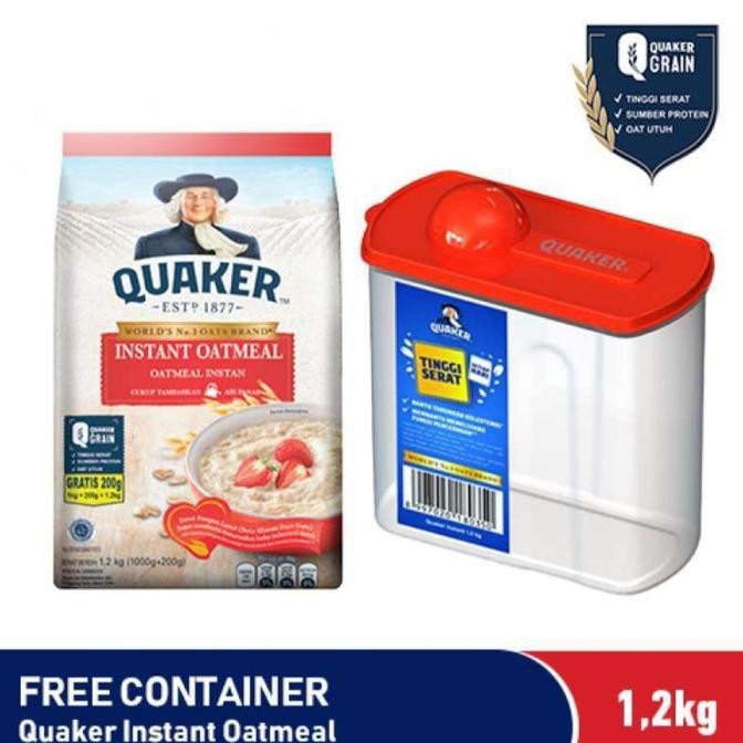 

Quaker 1200 Gr 1.2 1,2 Kg Free Lunch Box