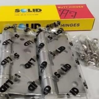 Engsel Solid 4" / Engsel Pintu Solid 4" / Engsel Jendela Solid 4" Best Quality