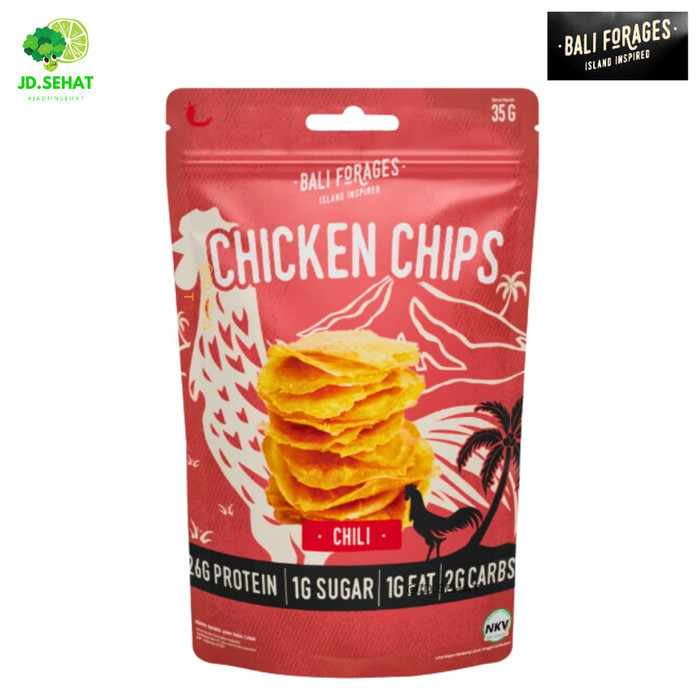 

SPECIAL Chicken Chips BALI FORAGES Keripik Daging Ayam Chili Air Dried