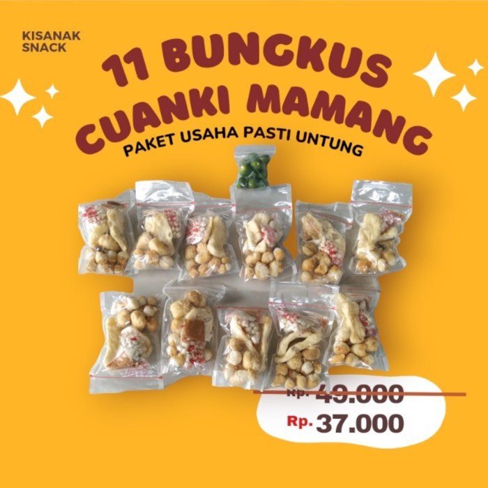 

TERBATAS MURAH! CUANKI INSTAN 11 PCS