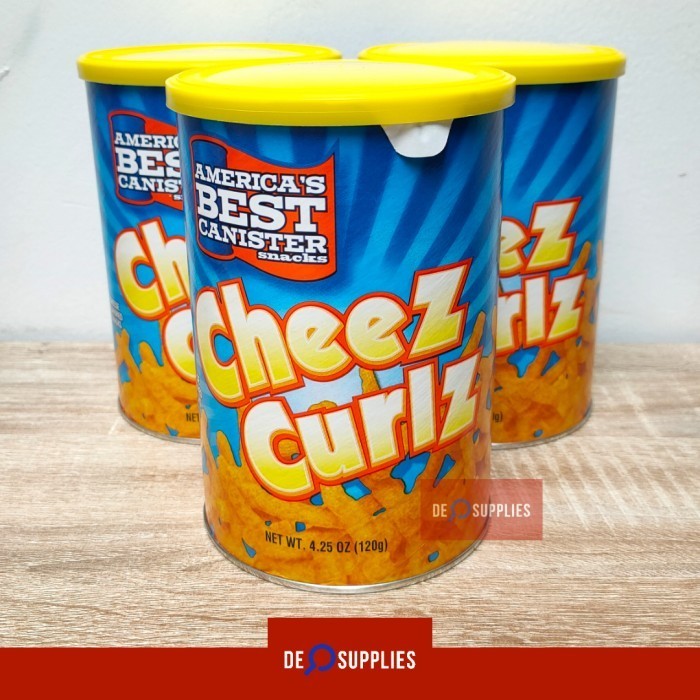 

BERGARANSI ABC Cheez Curlz 120gr - America's Best Canister Snack Jagung USA