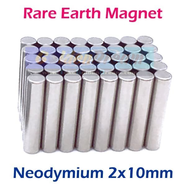 

Strong Magnet Neodymium 2X10Mm Silinder Kecil 2 X 10 N52 Disc 2X10 Mm